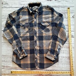 Men’s Vintage Ed Hardy Flying Eagle Button Down Shirt